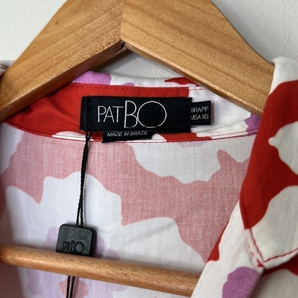 PATBO Windflower tie-front crop top NWT - Picture 7 of 10